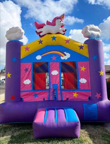 Unicorn Bounce House rental