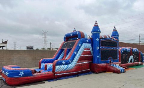 Patriotic Bounce House Combo rental