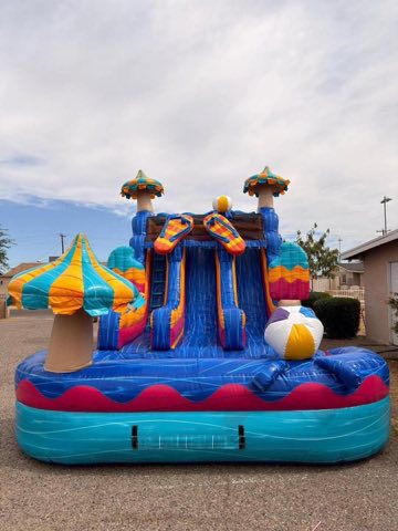 Beach Umbrella Waterslide rental