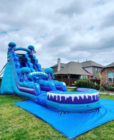 Blue Jellyfish Waterslide rental