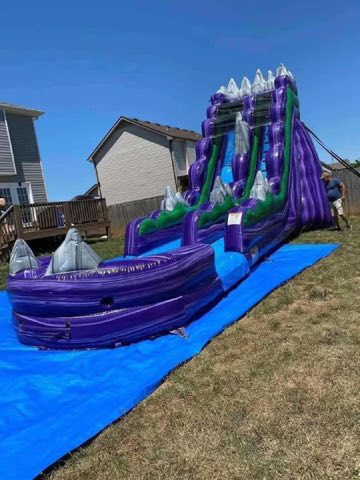 Purple Crystal Waterslide rental